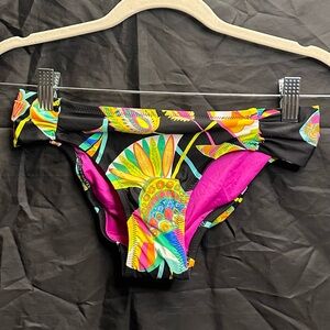 Trina Turk Bikini Bottom Size 4, NWOT. Moderate coverage, hipster. Bright colors